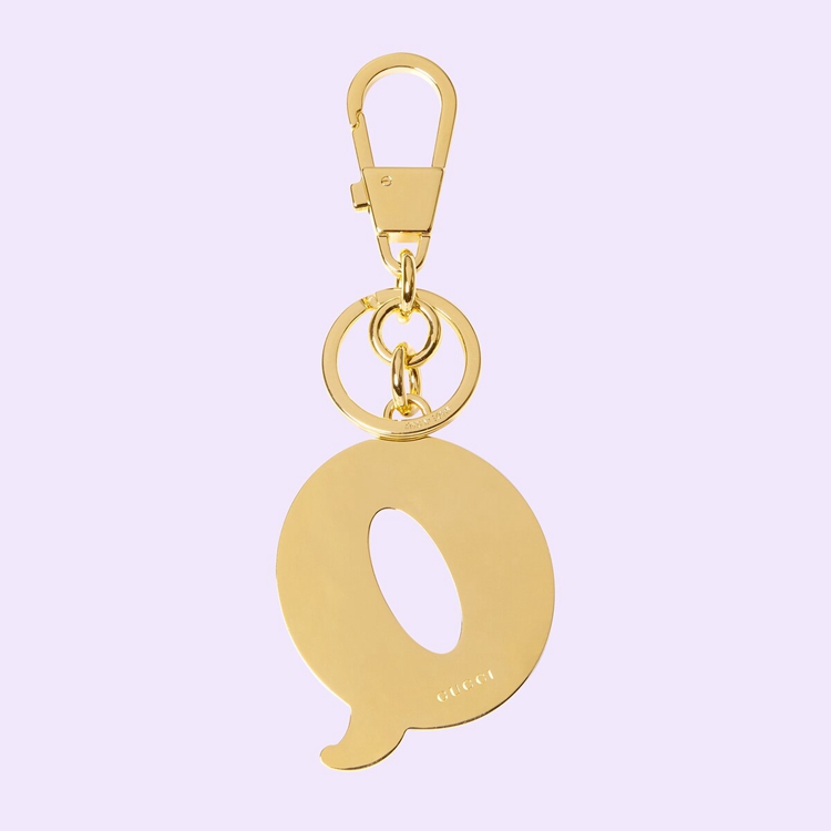 727985.JCFUG.8555.002.100.0000.Light Letter Q Plexiglas keychain